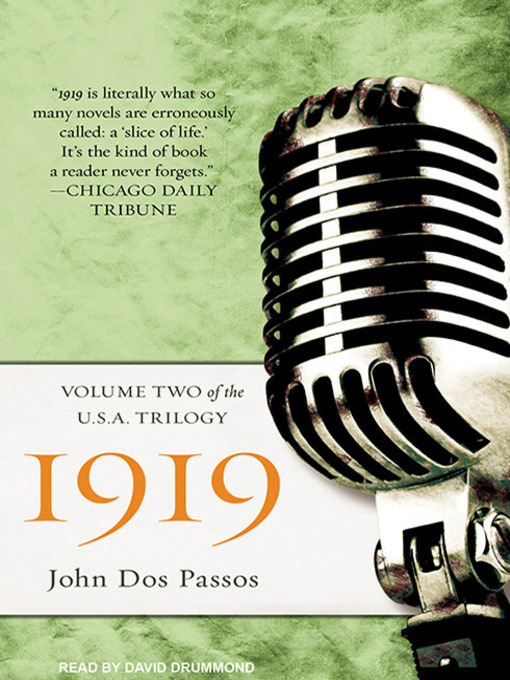 Title details for 1919 by John Dos Passos - Available